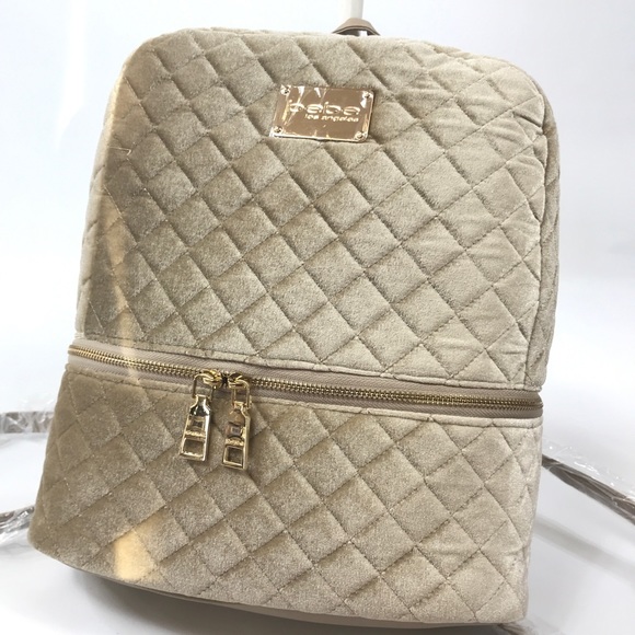 bebe danielle velvet backpack